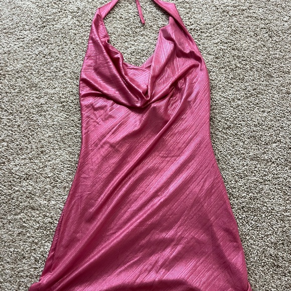 Princess Polly Shimmering Pink Dress - Picture 1 of 3